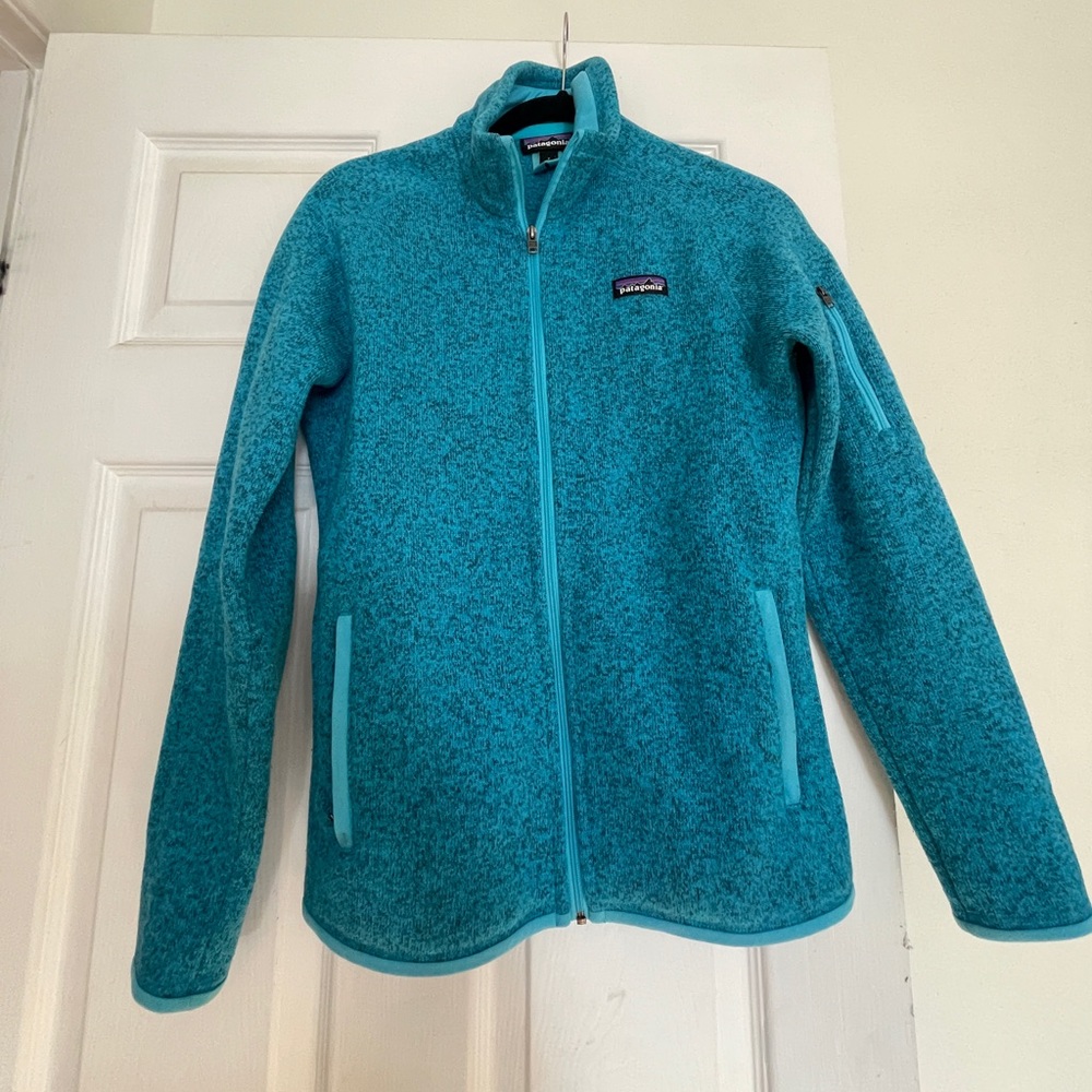 Patagonia better sweater teal size small